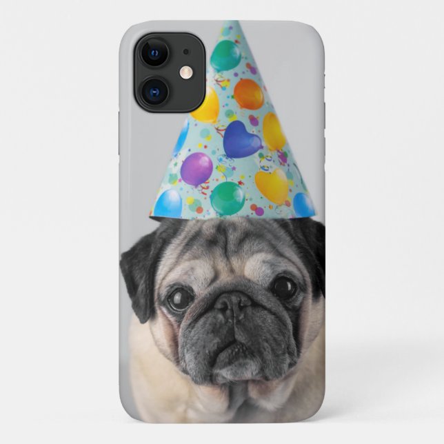 Funda De Case-Mate Para iPhone Fiesta Pug (Reverso)