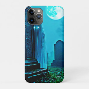 Funda Para iPhone 11 Pro Figura fantasma en un diseño de jardín de infancia