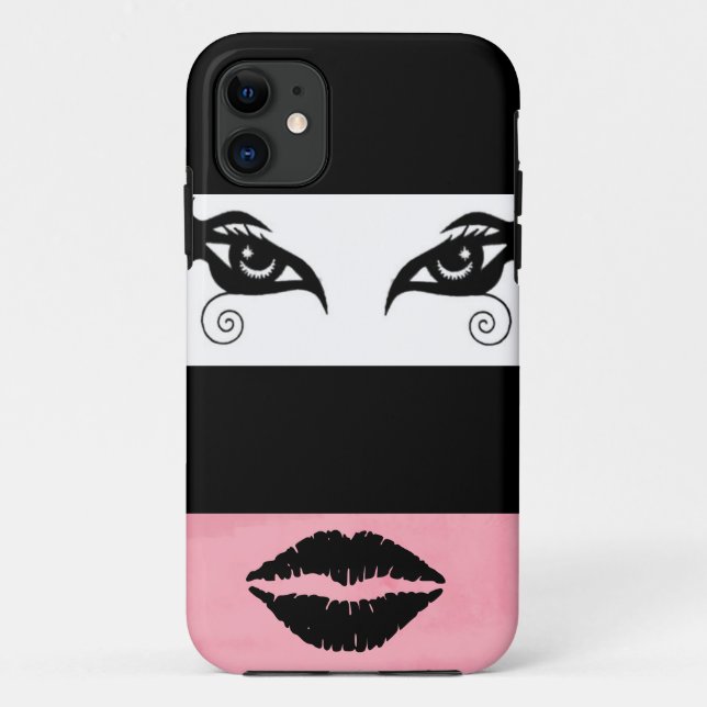 Funda De Case-Mate Para iPhone Fijación facial de moda (Reverso)