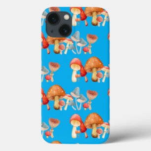 Funda Para iPhone 13 Fila de la micología de hongos hongos de hongos de