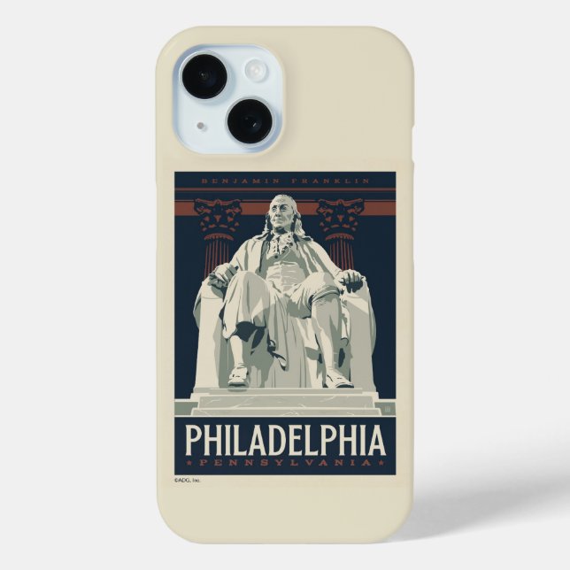 Funda De Case-Mate Para iPhone Filadelfia | Instituto Benjamin Franklin (Reverso )