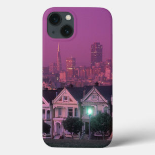 Funda Para iPhone 13 Filas al atardecer en San Francisco,