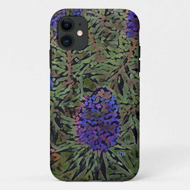Funda De Case-Mate Para iPhone Filas de Lavender (Reverso)