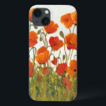 Funda Para iPhone 13 Filas de Poppies I<br><div class="desc">Floral</div>