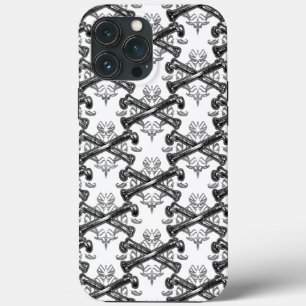 Funda Para iPhone 13 Pro Max Filligresía de huesos cruzados