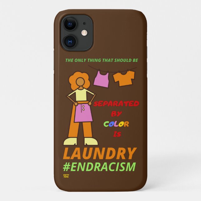 FUNDA DE Case-Mate PARA iPhone "FIN AL RACISMO" (Reverso)