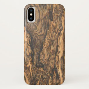Funda Para iPhone X Fin bocote (madera)