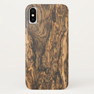 Funda Para iPhone X Fin bocote (madera)