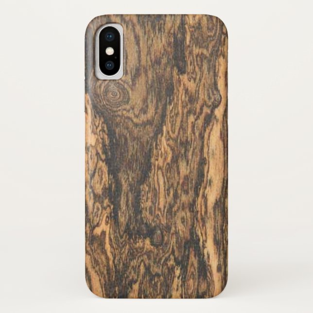 Funda De Case-Mate Para iPhone Fin bocote (madera) (Reverso)