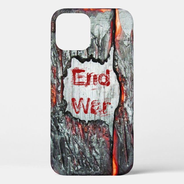 Funda De Case-Mate Para iPhone Fin de la guerra (Reverso )