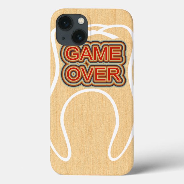 Funda De Case-Mate Para iPhone Fin del juego divertido (Reverso)