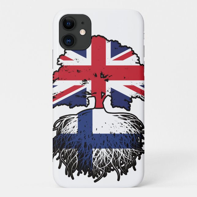 Funda De Case-Mate Para iPhone Finlandia Finlandia Reino Unido Reino Unido Reino  (Reverso)