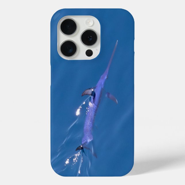Funda De Case-Mate Para iPhone Finner de pez espada (Reverso )