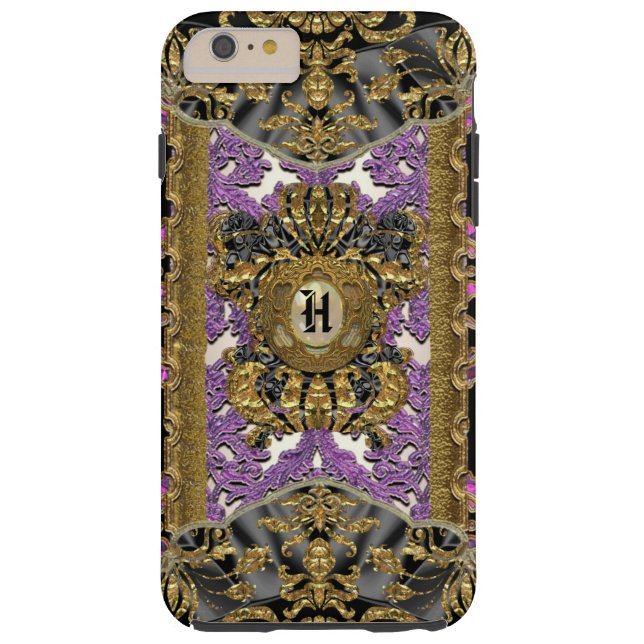 Funda De Case-Mate Para iPhone Finnigan Havette Victorian Monograma Plus (Reverso)