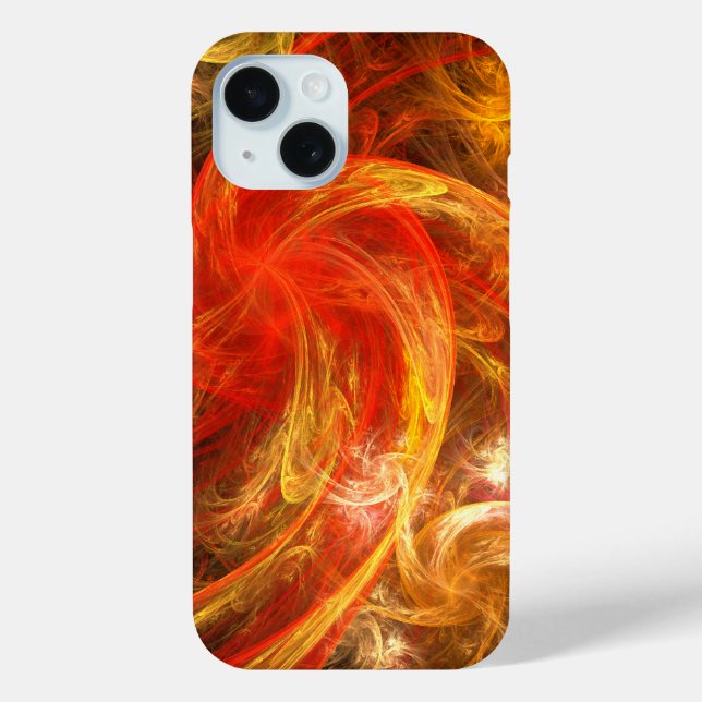 Funda De Case-Mate Para iPhone Firestorm Nova Resumen Arte (Reverso )
