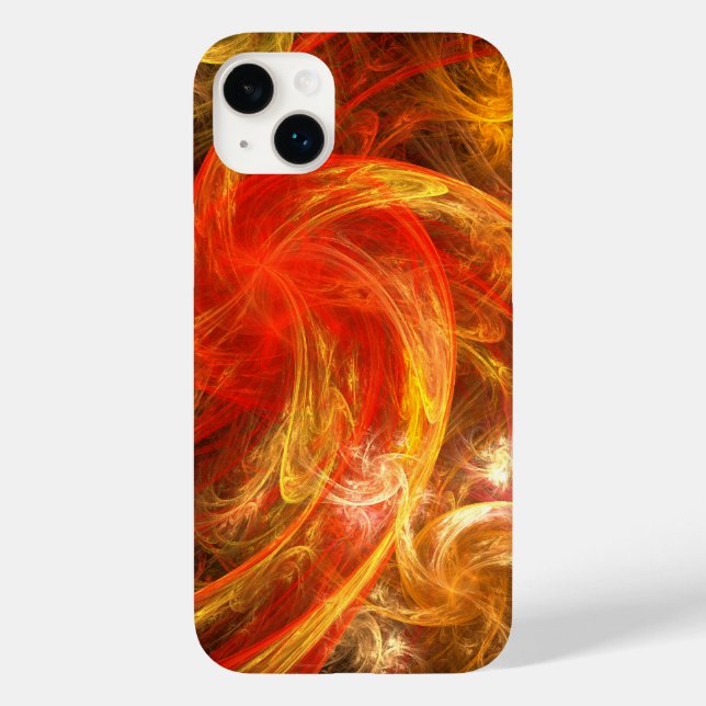 Funda De Case-Mate Para iPhone Firestorm Nova Resumen Arte (Reverso )