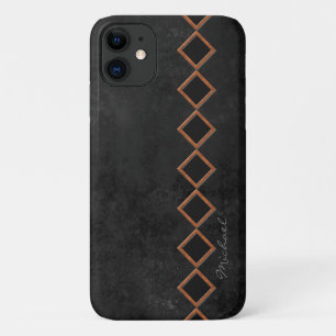 Funda Para iPhone 11 Firma de cobre negro