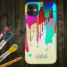 Funda Para iPhone 11 Firma de dibujo con goteo