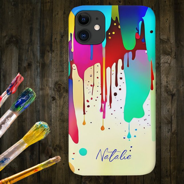 Funda De Case-Mate Para iPhone Firma de dibujo con goteo (Subido por el creador)