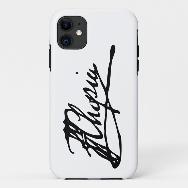 Funda De Case-Mate Para iPhone Firma de Frédéric Chopin (Reverso)