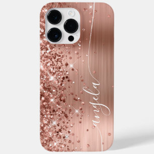 Funda Para iPhone 14 Pro Max De Case-Mate Firma de reloj de oro Rosa Purpurinoso