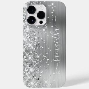 Funda Para iPhone 14 Pro Max De Case-Mate Firma moderna de gafas de plata Purpurinoso