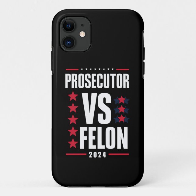 Funda De Case-Mate Para iPhone Fiscal Vs Felon 2024 (Reverso)