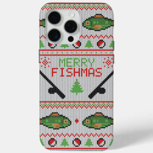 Funda Para iPhone 15 Pro Max Fish Ugly Navidad Sweater