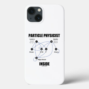 Funda Para iPhone 13 Físico de partículas en el interior del modelo est