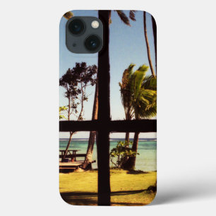 Funda Para iPhone 13 Fiyi Beach Scene Iphcn tropical