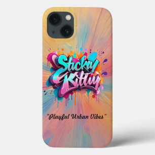 Funda Para iPhone 13 "Flagelo artístico juguetón"