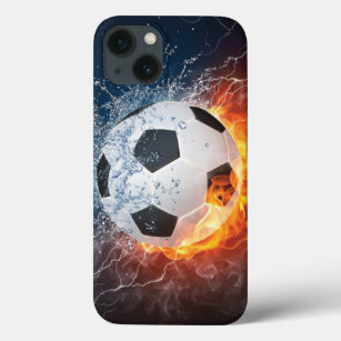 Funda Para iPhone 13 Flamante Cojín decorativo de fútbol/baloncesto de 