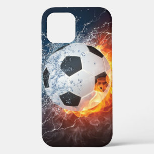 Funda Para iPhone 12 Flamante Cojín decorativo de fútbol/baloncesto de 