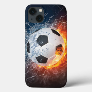 Funda Para iPhone 13 Flamante Cojín decorativo de fútbol/baloncesto de 