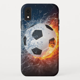Funda Para iPhone XR Flamante Cojín decorativo de fútbol/baloncesto de 