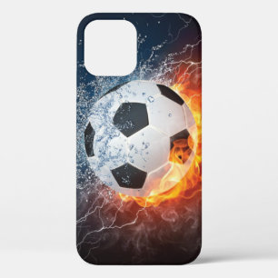 Funda Para iPhone 12 Flamante Cojín decorativo de fútbol/baloncesto de 