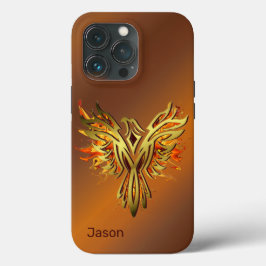 Funda Para iPhone 13 Pro Flamante Phoenix en Bronce