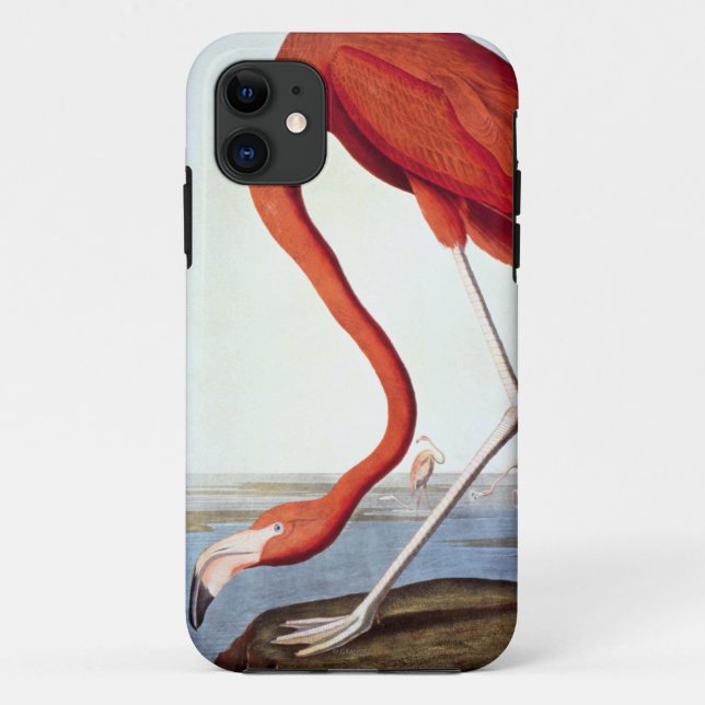 Funda De Case-Mate Para iPhone Flamenco americano (Reverso)