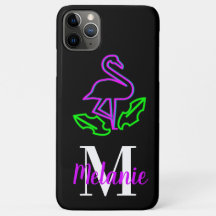 Flamenco Tropical Neon Moderno Purpura Fluorescent
