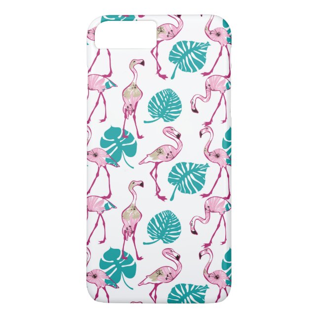 Funda De Case-Mate Para iPhone Flamencos rosados (Reverso)