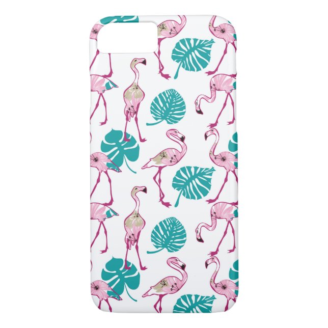 Funda De Case-Mate Para iPhone Flamencos rosados (Reverso)