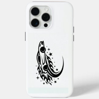 Funda Para iPhone 15 Pro Max Flaming Racer Silhouette