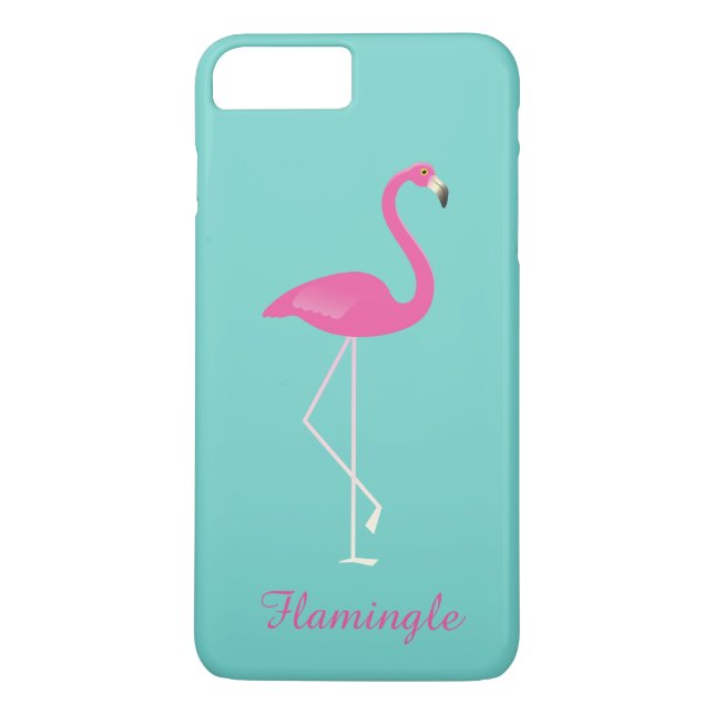 Funda De Case-Mate Para iPhone Flamingle Flamingo iPhone 7 Plus - turquesa (Reverso)