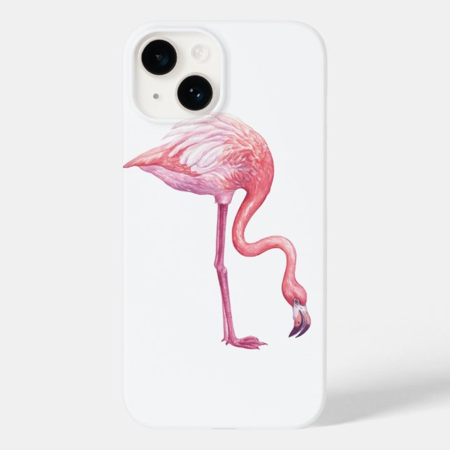 Funda De Case-Mate Para iPhone Flamingo (Reverso )