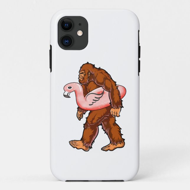 Funda De Case-Mate Para iPhone Flamingo Bigfoot (Reverso)