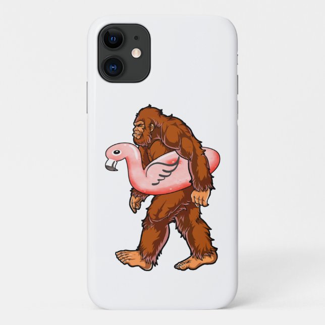 Funda De Case-Mate Para iPhone Flamingo Bigfoot (Reverso)