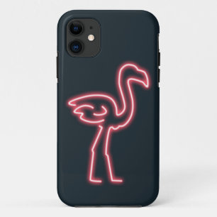 Funda Para iPhone 11 Flamingo en rosa neón