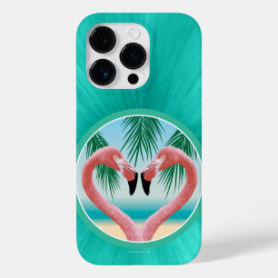 Funda Para iPhone 14 Pro De Case-Mate Flamingo Love (Tropical Valentine) Funda-Mate iPho