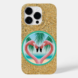 Funda Para iPhone 14 Pro De Case-Mate Flamingo Love (Tropical Valentine) Funda-Mate iPho