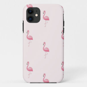 Funda Para iPhone 11 Flamingo manchado rosado